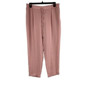Zara High Waist Pull On Pants Size XXL Pink